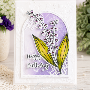 Lily of the Valley Birthday Card Tutorial