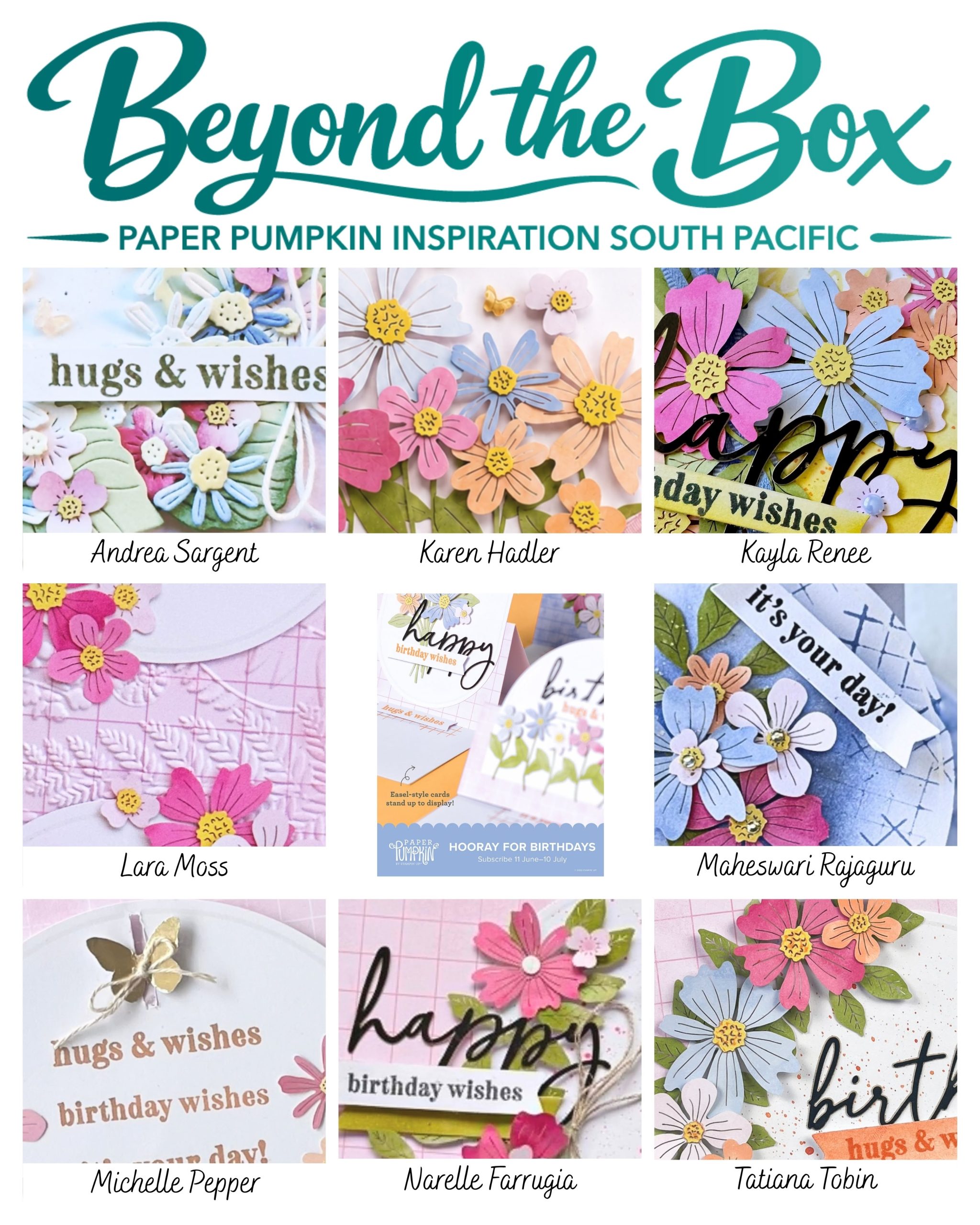 South Pacific Beyond the Box – July Hooray for Birthdays Alternative Projects Bundle